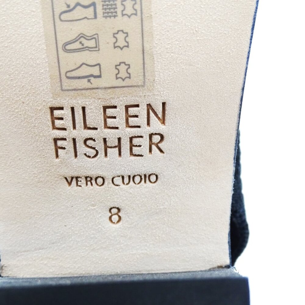 EILEEN FISHER Avil Women's Block Heeled Stretch Sandals in Black Size 8.5 - Picture 12 of 12